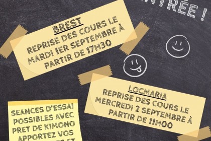 Rentrée saison  2026-2027