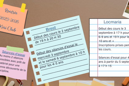 KIAI CLUB Rentrée 2025-2026