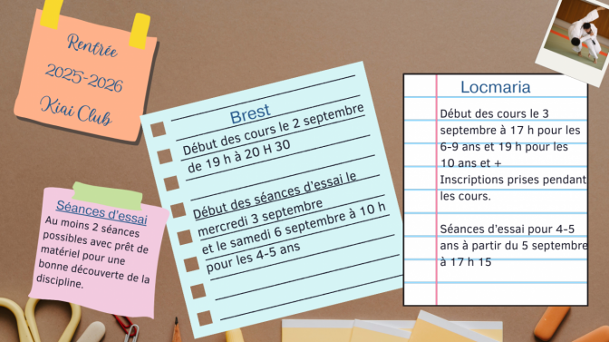 Image de l'actu 'KIAI CLUB Rentrée 2025-2026'
